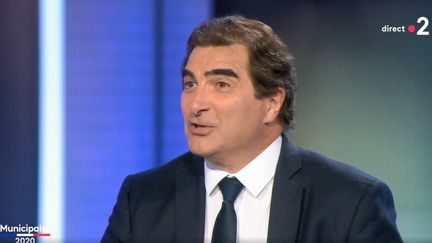 Christian Jacob, président du parti Les Républicains, sur le plateau de France 2 le dimanche 28 juin 2020. (FRANCE 2)