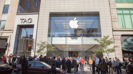 Un Apple Store situ&eacute; &agrave; Montr&eacute;al (Canada). (CITIZENSIDE/CRISTIAN MIJEA / CITIZENSIDE.COM)