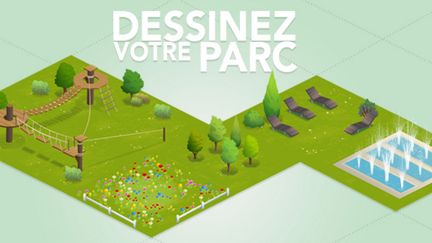 La Mairie de Paris a lancé un jeu pour dessiner le futur parc du XVIIIème arrondissement.
 (Capture d&#039;écran/paris-nord-est.imaginons.paris)