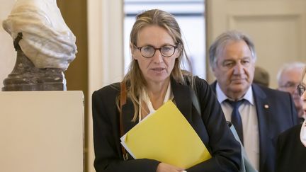 Astrid Panosyan-Bouvet, ministre du Travail et de l'Emploi du gouvernement de Michel Barnier (photo du 4 octobre 2022). (VINCENT ISORE / MAXPPP)