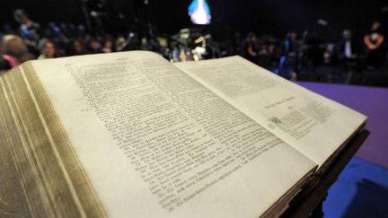 Une bible protestante (JOHANNA LEGUERRE / AFP)