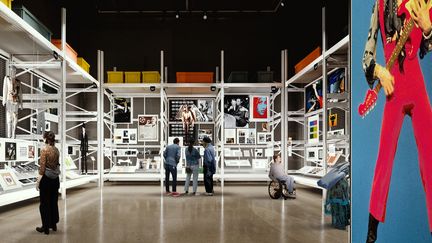 Maquette de l'intérieur de l'exposition consacrée à David Bowie au sein du Victoria & Albert Museum. (IDK)