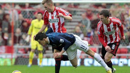 Bale chute au contact de Gardner et Larsson sous les yeux de Lloris, en arrière plan