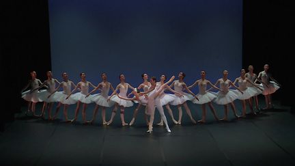 Le Kiev City Ballet sur la scène de l'Opéra du Rhin, le 10 avril 2022. (FRANCE 3 ALSACE)