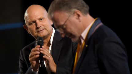 Dominique Hummel, le président du directoire du Futuroscope de Poitiers.&nbsp; (GUILLAUME SOUVANT / AFP)