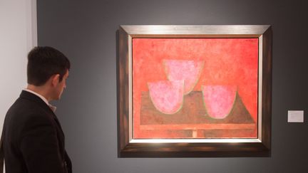 "Sandias" (pastèques) de Rufino Tamayo, adjugée le 23 novembre pour 2,1 million de dollars est l'une des très belles ventes des enchères de Christie's, à New York.
.
 (BRYAN R. SMITH / AFP)