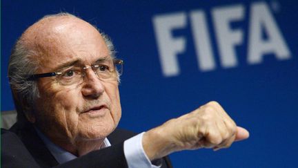  (Joseph Blatter a confirmé que la Fifa avait déposé une plainte en Suisse © MAXPPP)