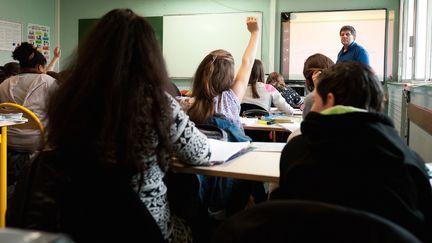 Une classe d'un coll&egrave;ge de Merdrignac (C&ocirc;tes-d'Armor), le 13 mars 2015. (MATHIEU PATTIER / SIPA)