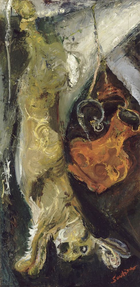 Chaïm Soutine, Le Lapin, 1923-24
 (ADAGP, Paris 2012 © RMN (Musée de l’Orangerie) / Hervé Lewandowski)