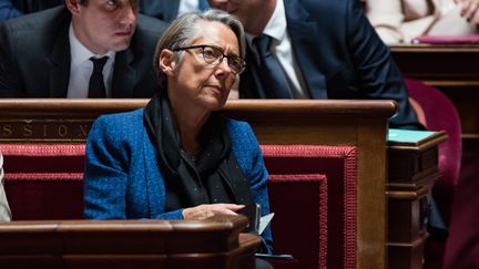 Elisabeth Borne, alors ministre des Transports, au Sénat le 24 mai 2018 (ALEXIS SCIARD  / MAXPPP)