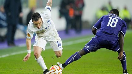 Mathieu Valbuena lors du match aller face à Anderlecht (LAURENT DUBRULE / MAXPPP)