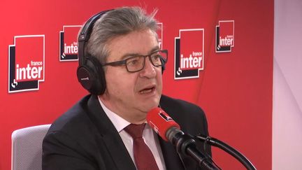 Jean-Luc Mélenchon était l'invité de France Inter mardi 24 décembre 2019. (CAPTURE D'ÉCRAN)