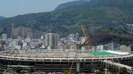 Le stade de Maracana en phase de rénovation (ANTONIO SCORZA / AFP)