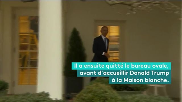 Barack Obama quitte le bureau ovale