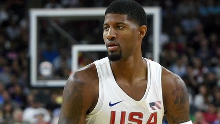 Le basketteur Paul George, le 22 juillet 2016 à Las Vegas (Etats-Unis). (ETHAN MILLER / GETTY IMAGES NORTH AMERICA)