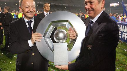 Gérard Houllier a remporté deux titres de champion avec l'OL (PHILIPPE MERLE / AFP)