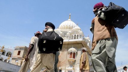 Les pèlerins sikhs ont afflué du monde entier mi-avril 2015 dans une petite ville du nord du Pakistan considérée comme un lieu saint du sikhisme. (Muhammad Reza / ANADOLU AGENCY)