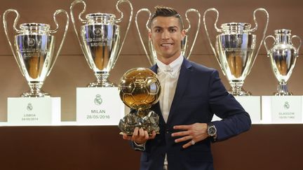 Cristiano Ronaldo a reçu son 4e Ballon d'Or à Madrid