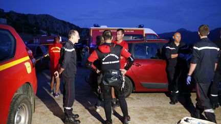 Quatre personnes ont été tuées&nbsp;dans le canyon de Zoicu. (PASCAL POCHARD-CASABIANCA / AFP)