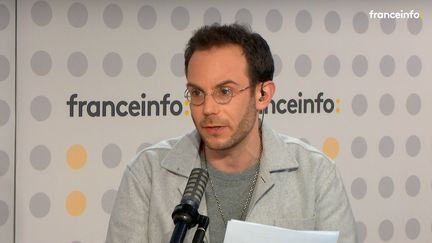 Clément&nbsp;Viktorovitch, le 7 mars 2022 sur franceinfo. (FRANCEINFO / RADIO FRANCE)