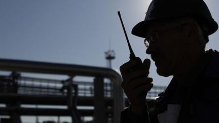 Un employé en train de travailler dans une raffinerie de gaz, propriété de Gazprom Neft, à Moscou le 20 septembre 2012. (Reuters - Maxim Shemetov)