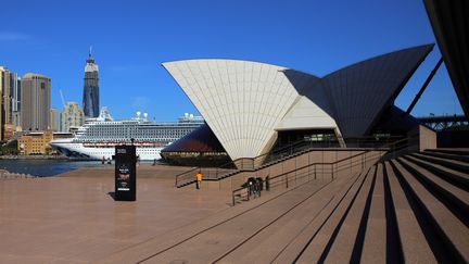 L'opéra de Sidney en mars 2020 (STEVEN SAPHORE / ANADOLU AGENCY)