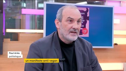 Invité de Stéphane Dépinoy dans ":l'éco", Paul Ariès, politologue, est venu présenter son nouveau livre "Lettre ouverte aux mangeurs de viande qui souhaitent le rester sans culpabiliser".