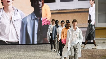 Défilé Hermès printemps-été 2022 à la Paris Fashion Week, le 23 juin 2021 (PIXELFORMULA/SIPA)