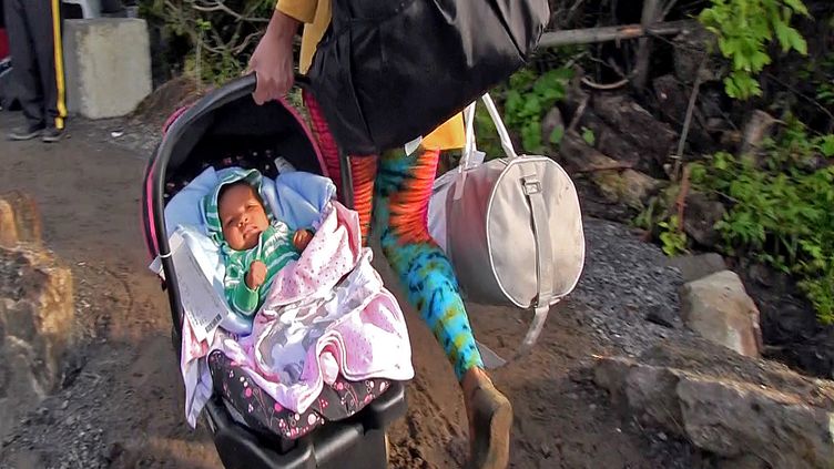 A Haitian woman who went through the "Roham Road" in 2017 to come to Canada with her child.  (MIAMI HERALD/TRIBUNE NEWS SERVICE)