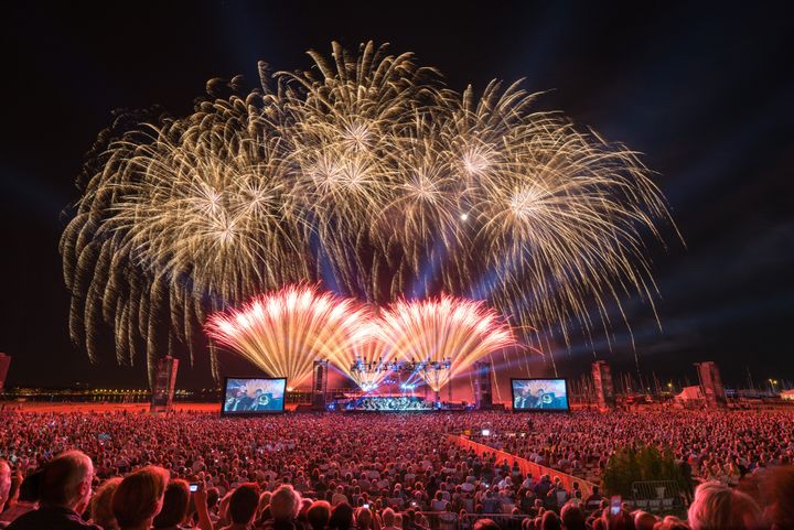 Un concert sur la plage de Royan
 (Ph.Souchard/Production 114)