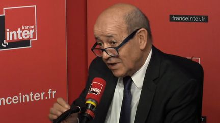 Jean-Yves Le Drian, sur France Inter, le 28 mai 2019. (FRANCE INTER)