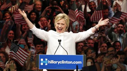  (Hillary Clinton a revendiqué sa victoire aux primaires démocrates à New York © REUTERS / Lucas Jackson)