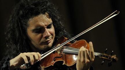 Nemanja Radulovic  dans  l'Auditorium Cziffra lors du 46e Festival la Chaise-Dieu, 
 (PHOTOPQR/LA MONTAGNE)