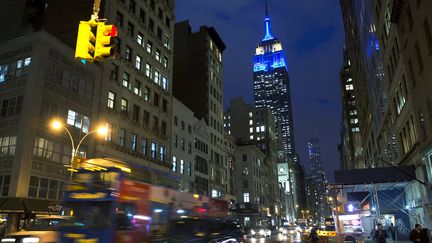 L'Empire State Building de New York (Etats-Unis), le 11 d&eacute;cembre 2012.&nbsp; (DON EMMERT / AFP)