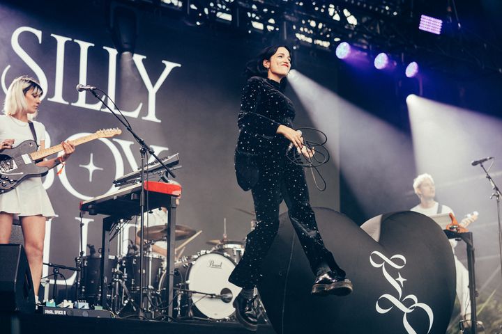 Silly Boy Blue lors du festival Rock en Seine, à Paris, le 25 août 2023. (VICTOR PICON)