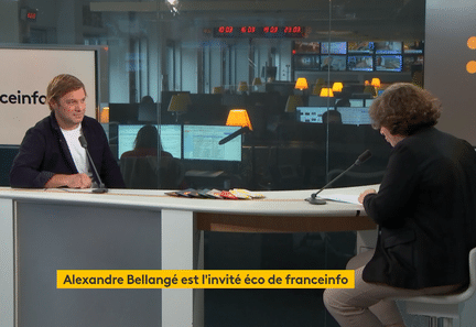 Alexandre Bellangé, cofondateur et président de la société Belco. (FRANCE INFO / L'INVITE ECO)