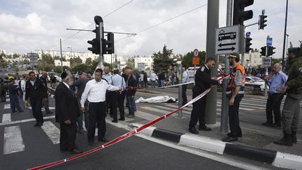 &nbsp; (Le conducteur a été abattu par la police israélienne © REUTERS/Ronen Zvulun)