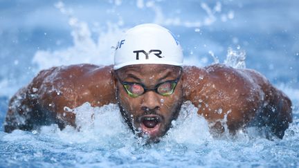 Mehdy Metella, qualifié pour la finale du 100m papillon (STEPHANE KEMPINAIRE / STEPHANE KEMPINAIRE)