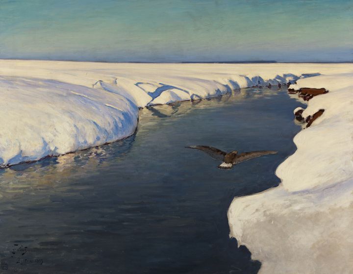 Paysages d'hiver et passage d'un oiseau de Falat Julian, 1913 (WILCZYŃSKI KRZYSZTOF)