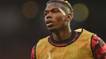 Paul Pogba, milieu de terrain français à Manchester United.  (OLI SCARFF / AFP)