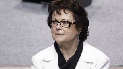 Christine Boutin, pr&eacute;sidente du Parti chr&eacute;tien-d&eacute;mocrate, &agrave; Paris, le 22 avril 2012. (KENZO TRIBOUILLARD / AFP)