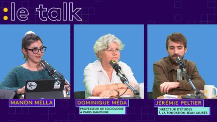 Capture d'écran du Talk, le 6 janvier 2023.&nbsp; (FRANCEINFO)