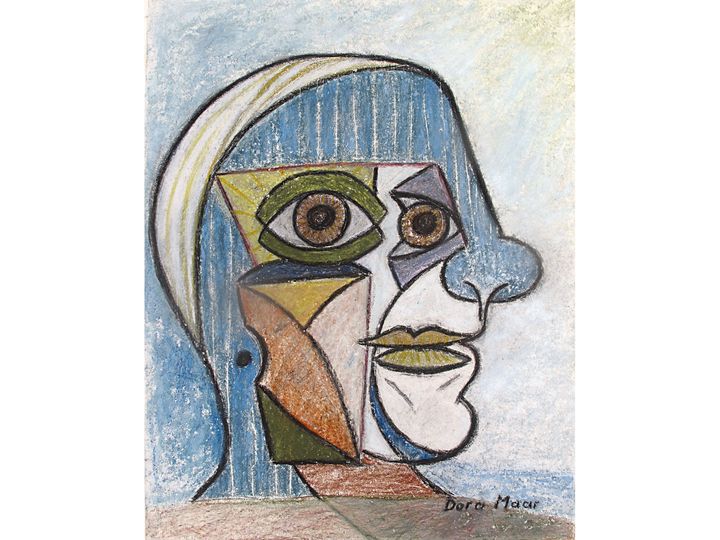 Dora Maar, Pablo Picasso, 1936, pastel sur papier,&nbsp;Collection particulière, Yann Panier, Courtesy Galerie Brame et Lorenceau (© Adagp, Paris 2019 Photo © The Museum of Fine Arts, Houston)