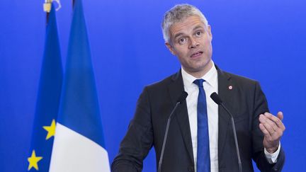 Laurent Wauquiez, le 27 novembre 2016, au siège du parti Les Républicains (MIGUEL MEDINA / AFP)