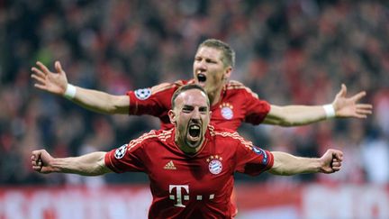 La joie du buteur Franck Ribéry