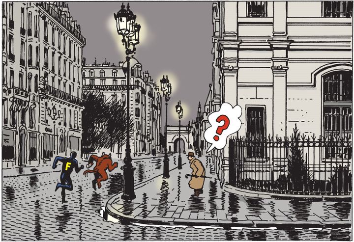 Paris dessiné par Tardi dans le 10e tome des aventures d'Adèle Blanc-Sec. (Tardi / Editions Casterman)