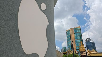 Un magasin Apple à Shanghai (en Chine), le 19 août 2024. (CFOTO / NURPHOTO / AFP)