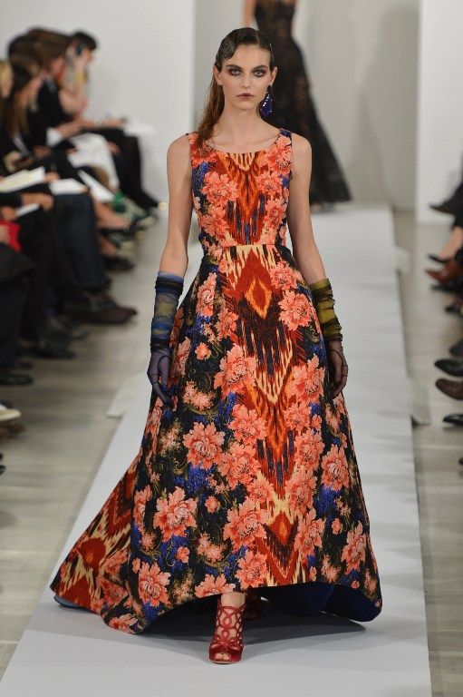 Oscar de la Renta pap ah 2013-2014, à New York (février 2013)
 (Slaven Vlasic / Getty)