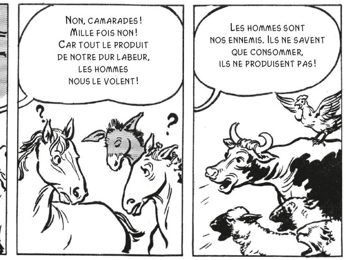 BD'Calé – Grognements de révolte dans La Ferme des animaux