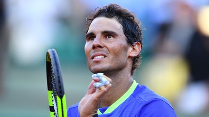 Rafael Nadal le 9 juin 2017 à Roland-Garros.&nbsp; (MUSTAFA YALCIN / ANADOLU AGENCY)